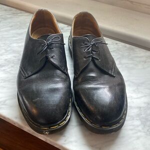 Vintage Dr. Martens 1461 59 Leather Black Oxford Men's Shoes sz 12
